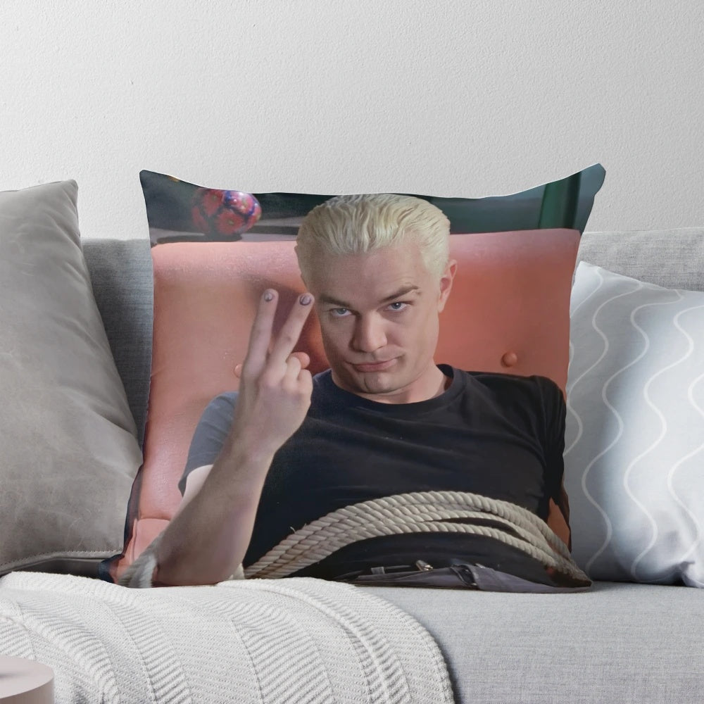 Retro Spike Pillow | Buffy the Vampire Slayer Inspired 90s Y2K Decor