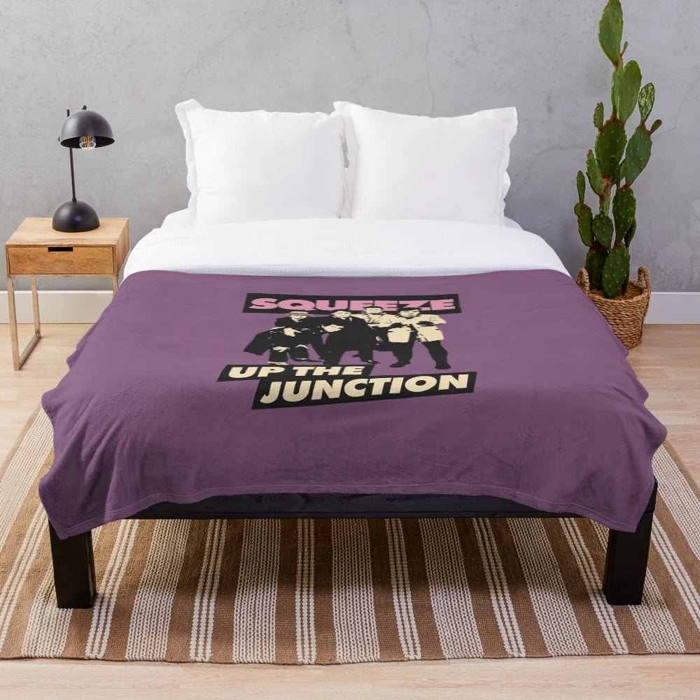 Squeeze Band Inspired Plush Blanket
