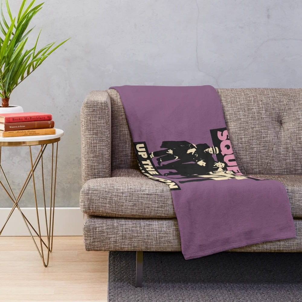 Squeeze Band Inspired Plush Blanket
