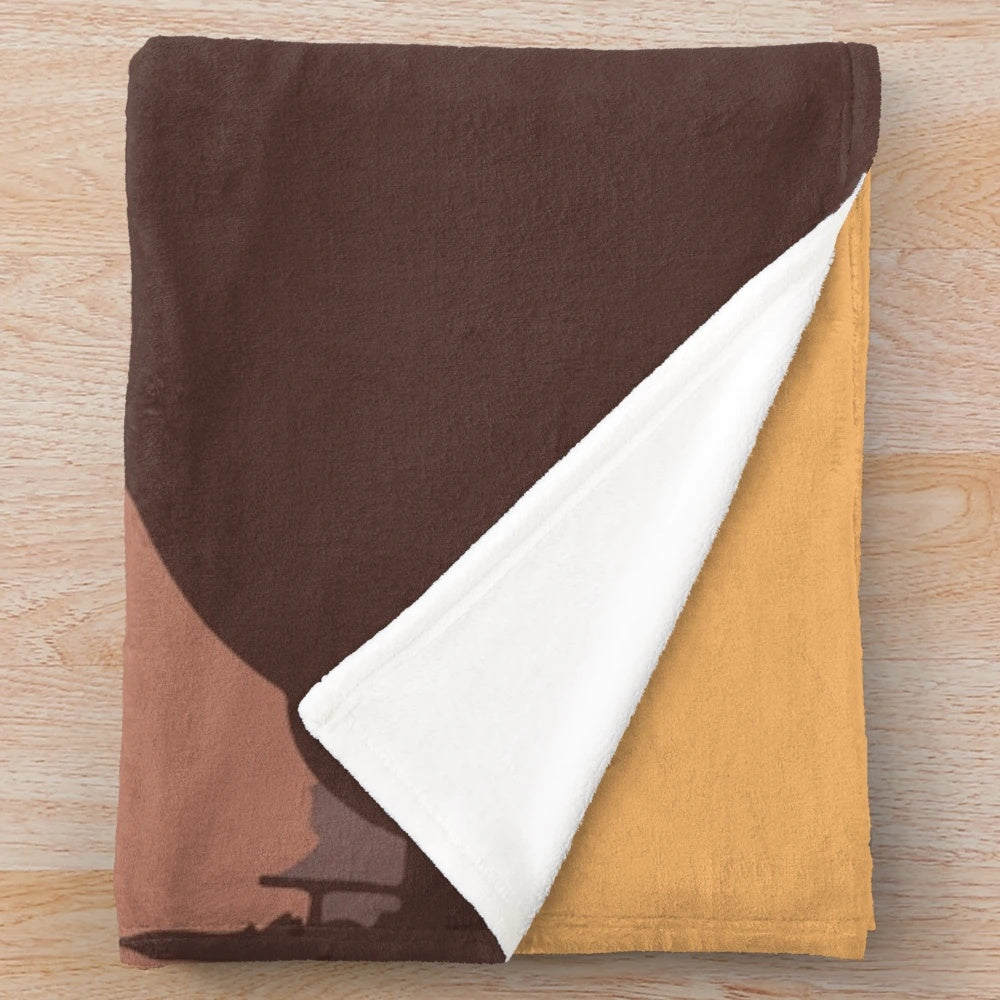Soft and cozy plush blanket featuring a retro-inspired Star Wars Episode 4 design