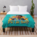 Steve Urkel inspired plush blanket from the 90s sitcom Family Matters