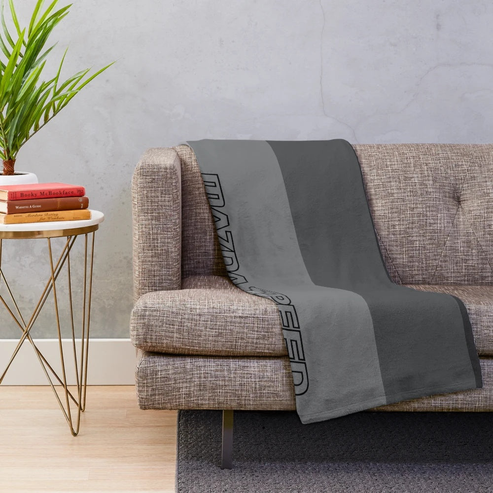 Mazdaspeed-inspired gradient plush blanket