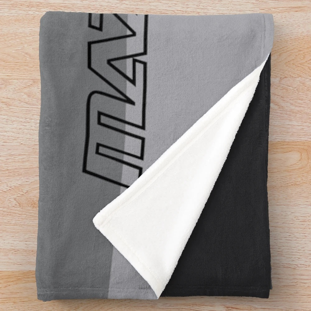 Mazdaspeed-inspired gradient plush blanket
