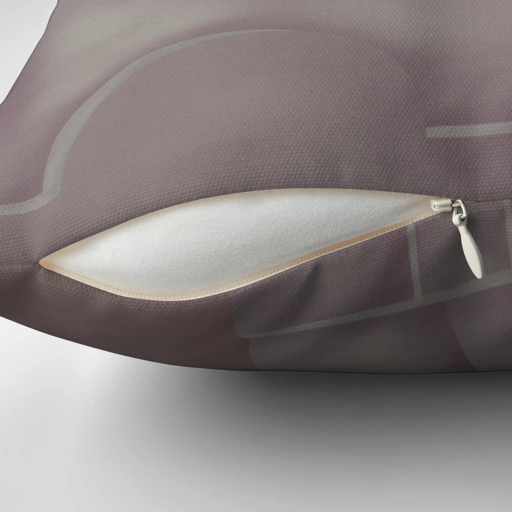 Retro-style travel pillow featuring a Tatooine landscape design for Star Wars fans