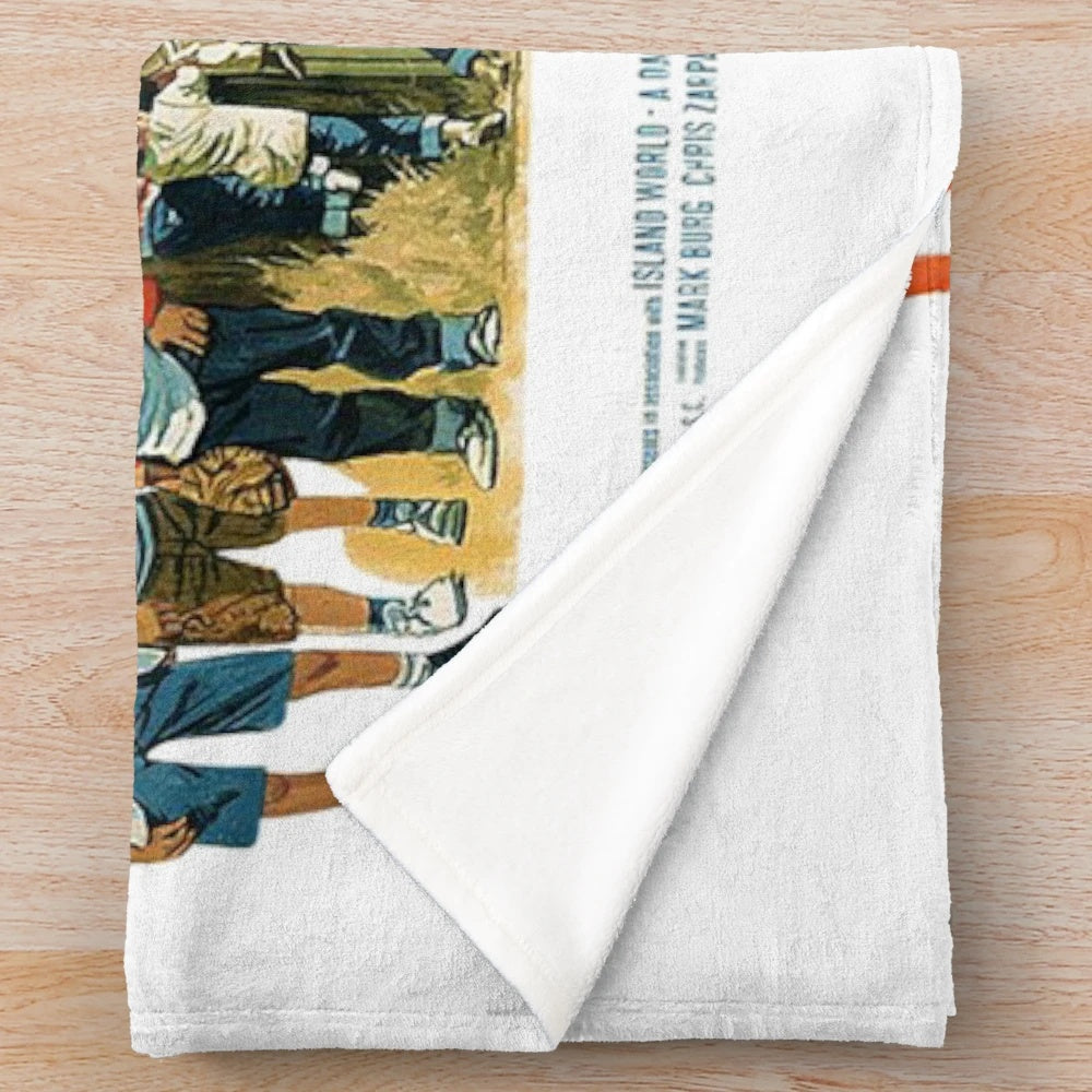 Sandlot movie poster themed plush blanket
