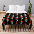 Pee Wee Herman themed plush blanket