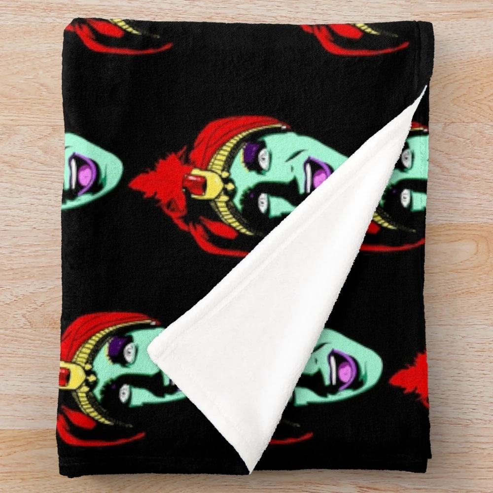 Pee Wee Herman themed plush blanket