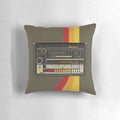 Vintage TR-808 drum machine inspired pillow