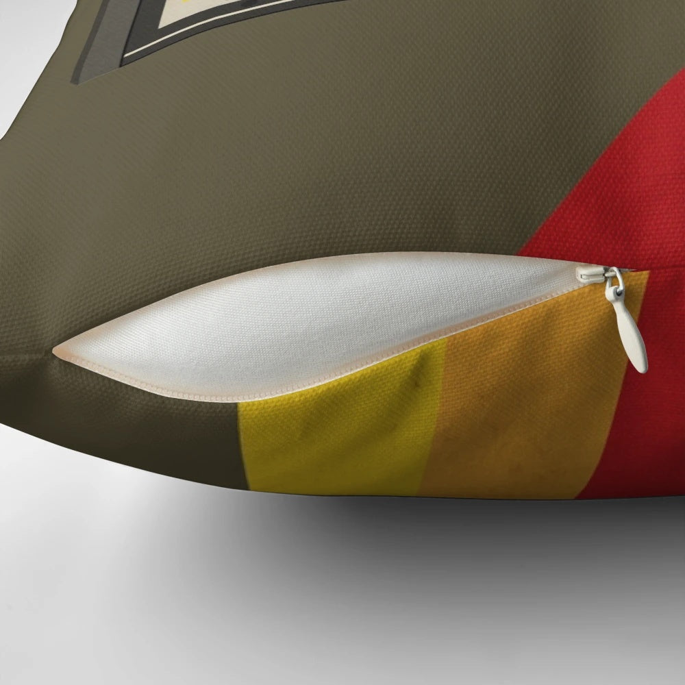 Vintage TR-808 drum machine inspired pillow