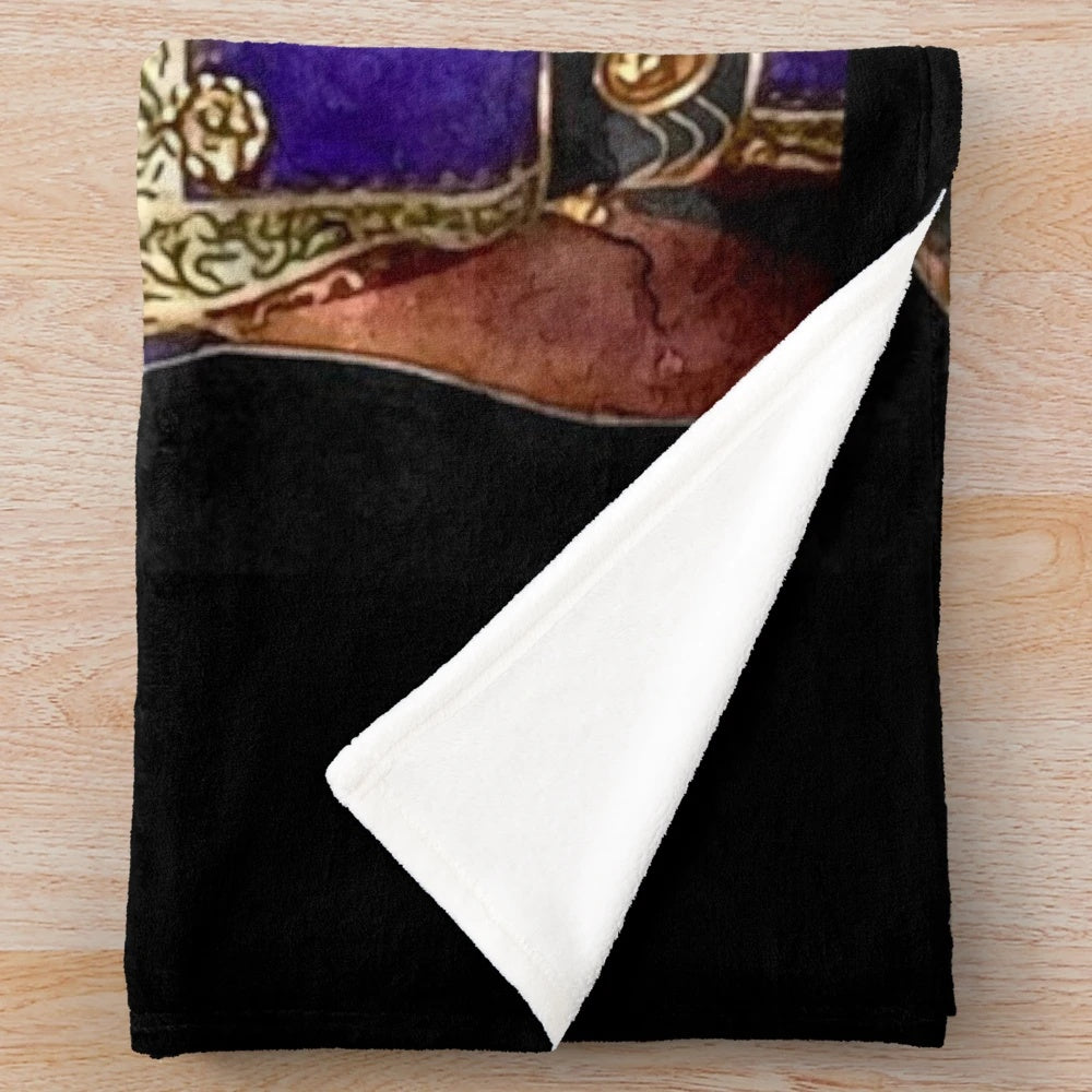 Plush blanket featuring Richard Burton as Marc Antony in classic historical film