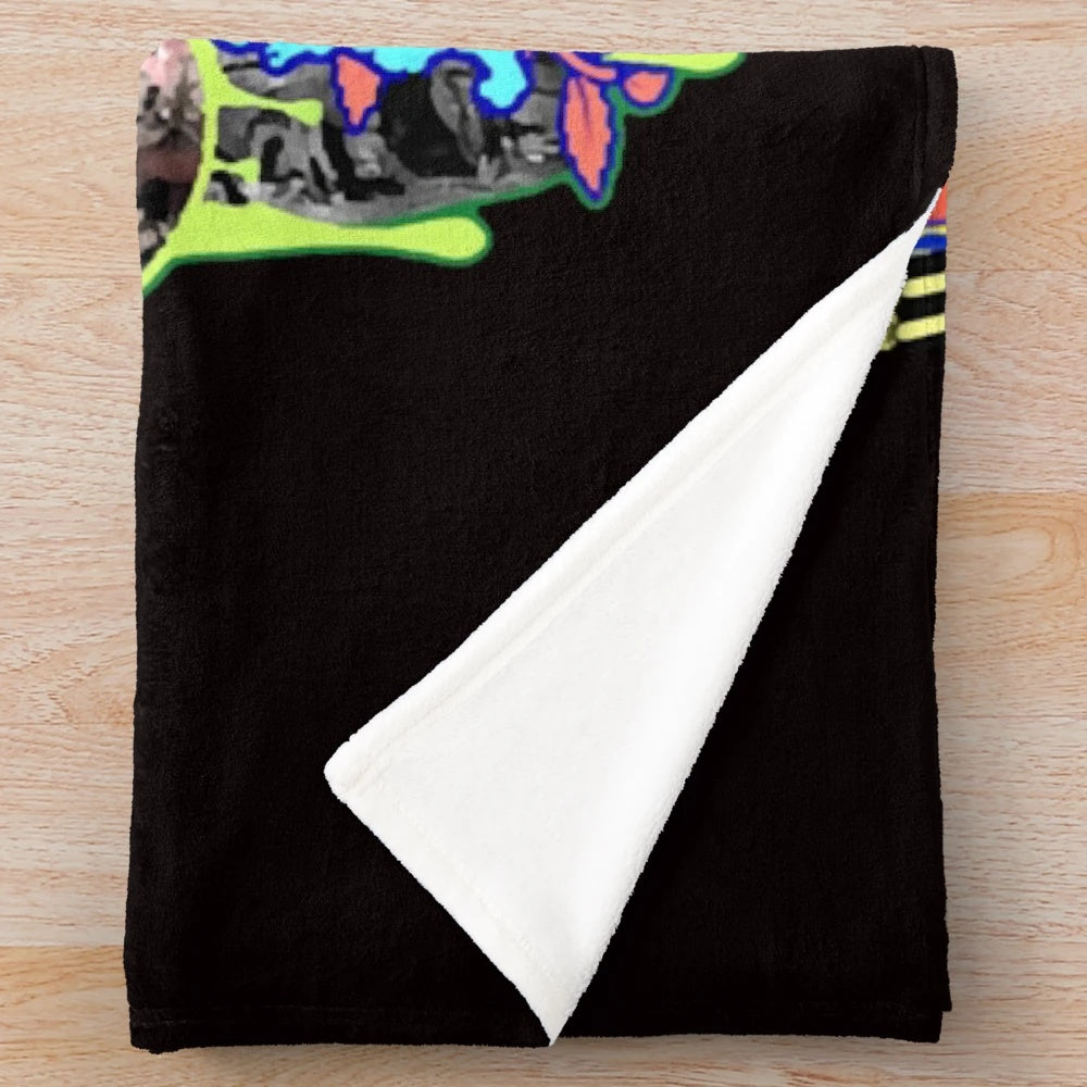Troll 2 plush blanket featuring the iconic fantasy creature from the 1980s cult classic film