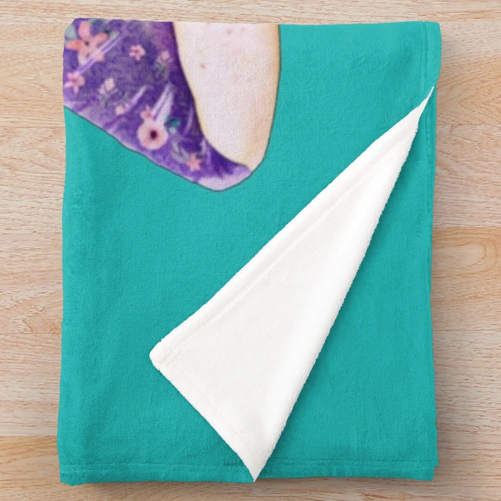 Retro TV Mom Inspired Plush Blanket