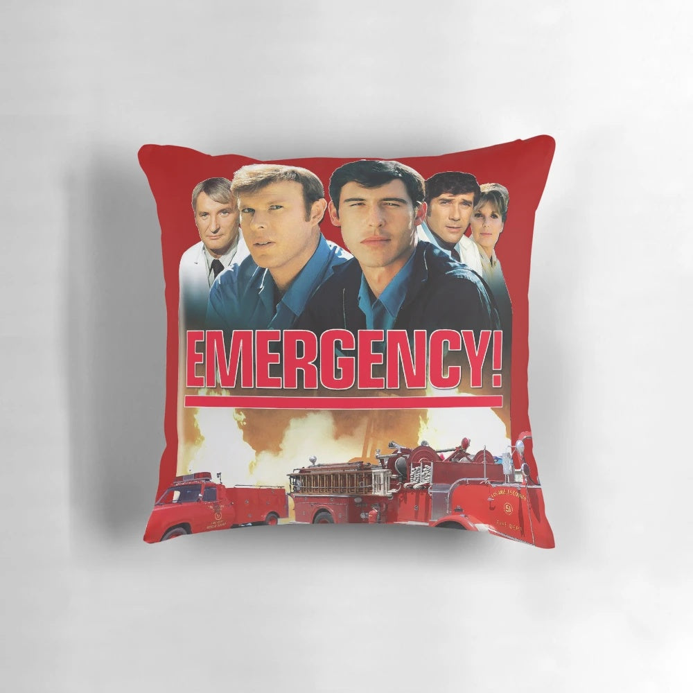 Retro Vintage '70s Medical Drama Inspired Pillow