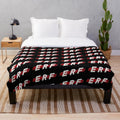 Vintage 1962 ERF truck logo plush blanket