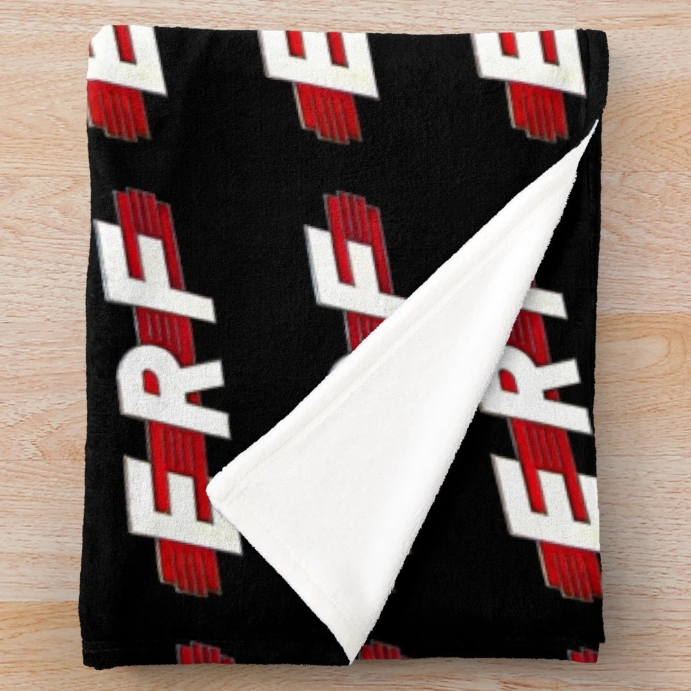 Vintage 1962 ERF truck logo plush blanket