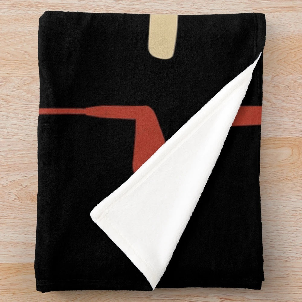 Retro Vintage Golf Clubs Plush Blanket
