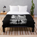 Retro vintage radio and movie inspired plush blanket