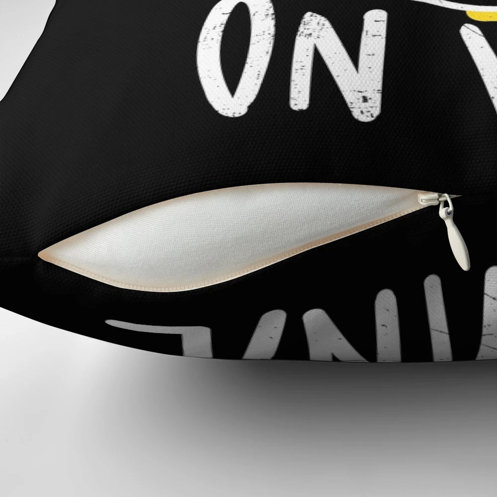 A cozy t-shirt pillow featuring a vintage vinyl record design, perfect for vinyl record collectors and music lovers.