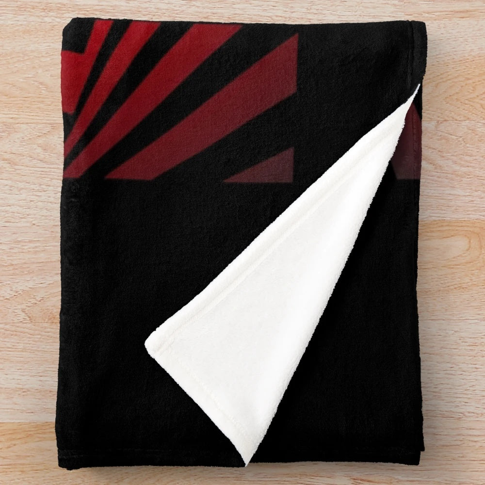 Rezz-inspired plush blanket with mass manipulation design