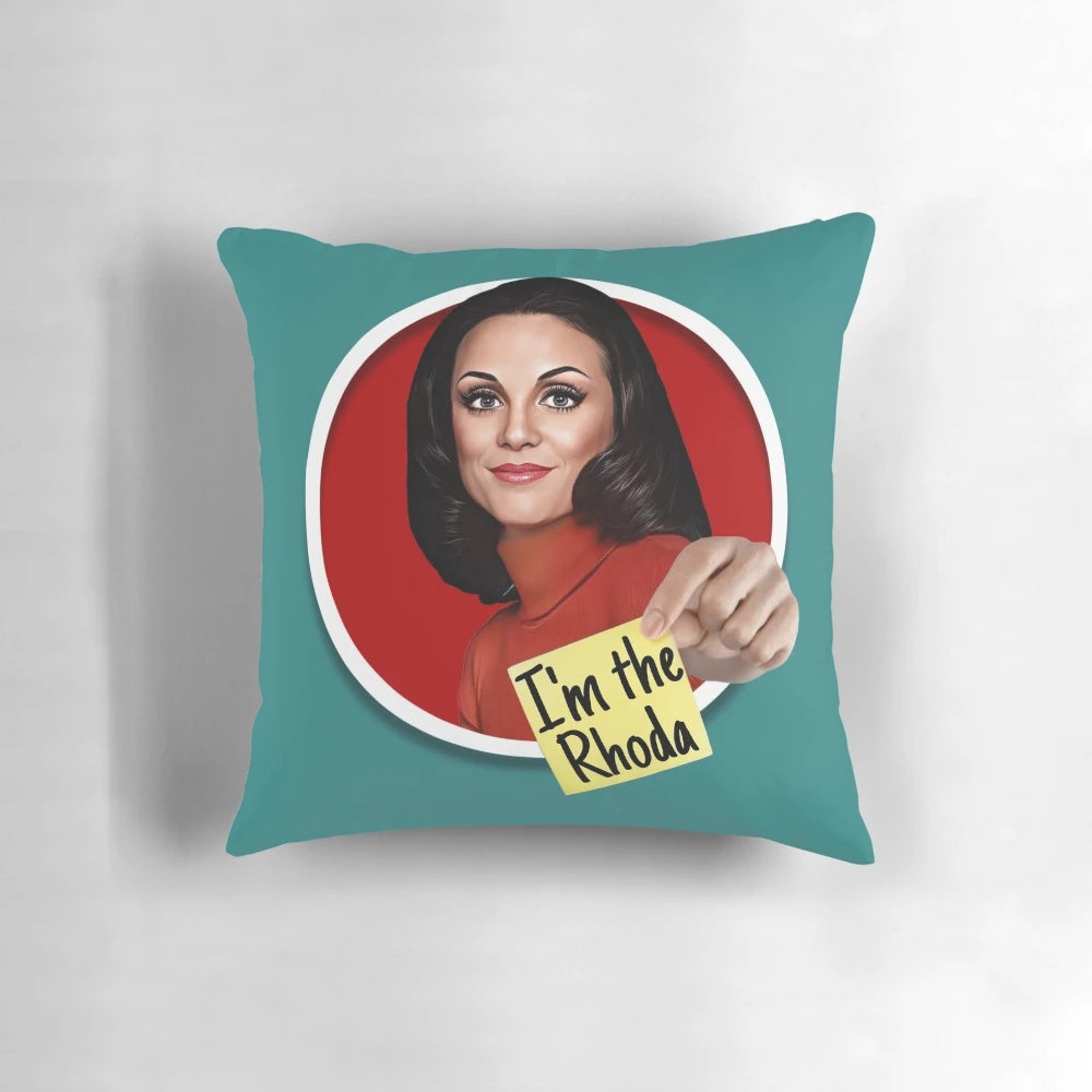 Rhoda pillow featuring the character from the classic TV sitcom The Mary Tyler Moore Show