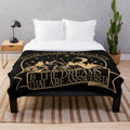 Soft and cozy plush blanket featuring a Rhysand quote from the A Court of Thorns and Roses series by Sarah J. Maas