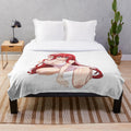 Rias Gremory plush blanket featuring the popular anime character