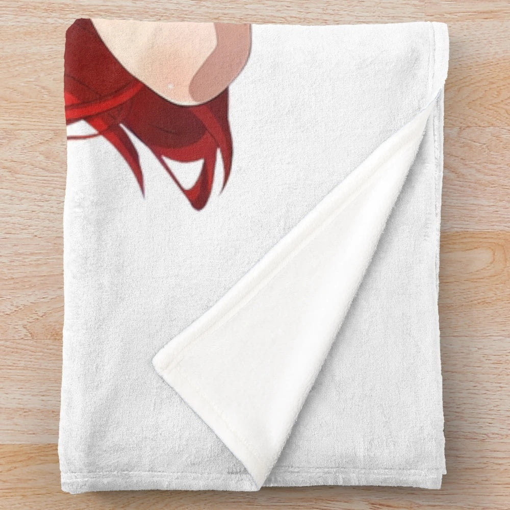 Rias Gremory plush blanket featuring the popular anime character