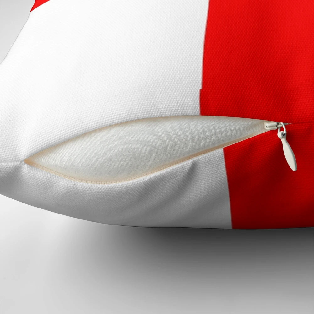 Richard III of England Heraldic Pillow featuring the Cross of St. George