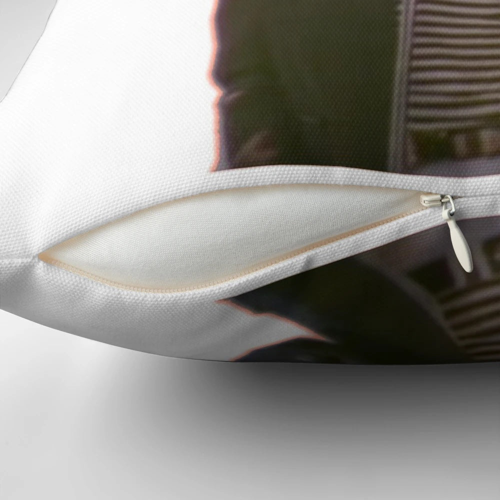 A plush, soft pillow featuring the memorable lyrics of Rick Astley's iconic song "Never Gonna Give You Up"