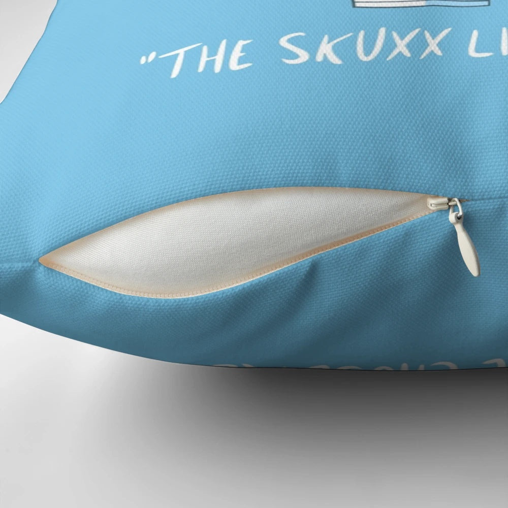 Ricky Baker Pillow featuring the iconic character from the acclaimed New Zealand film "Hunt for the Wilderpeople