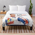 Ricky Bobby "If You Ain't First You're Last" Plush Blanket