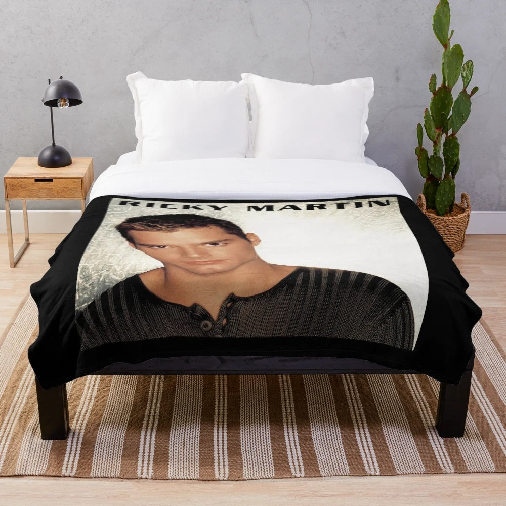 Ricky Martin Inspired Plush Blanket