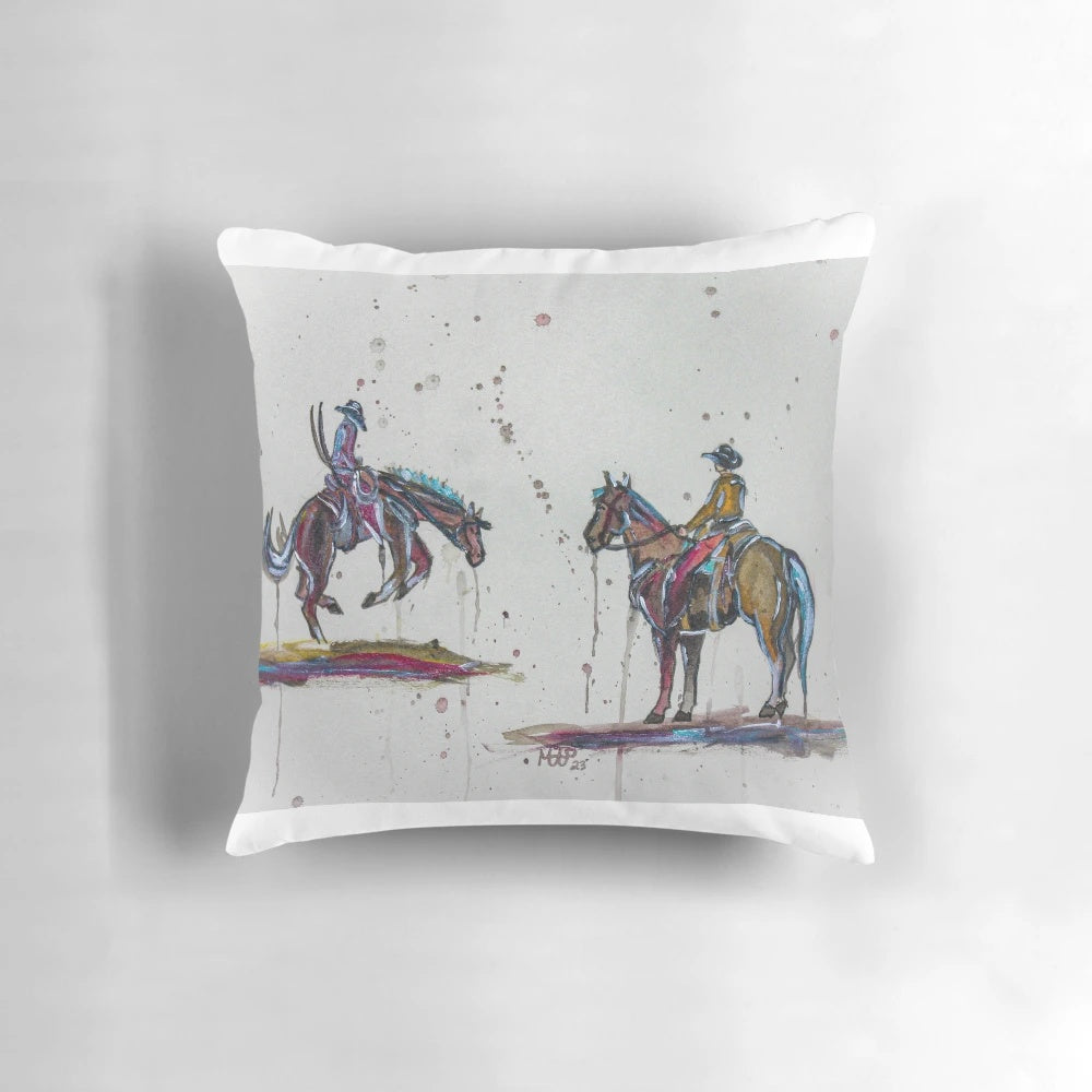 The First Ride Pillow - Bring the Thrill of Bronco Riding Home