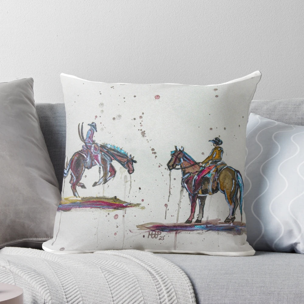 The First Ride Pillow - Bring the Thrill of Bronco Riding Home