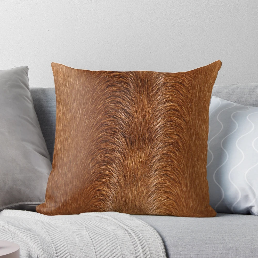 Close-up image of a Ridgeback dog's fur texture, showcasing the intricate pattern and details
