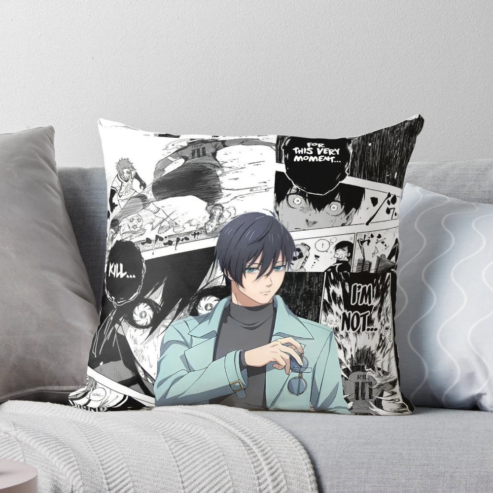 Rin Itoshi Pillow from the popular anime Blue Lock