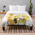 Rin Kagamine inspired plush blanket featuring a cute anime girl design
