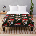 Plush blanket inspired by the movie La Bamba featuring Ritchie Valens and Lou Diamond Phillips