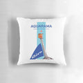 Riva Aquarama classic yacht pillow featuring the iconic Italian luxury runabout boat design