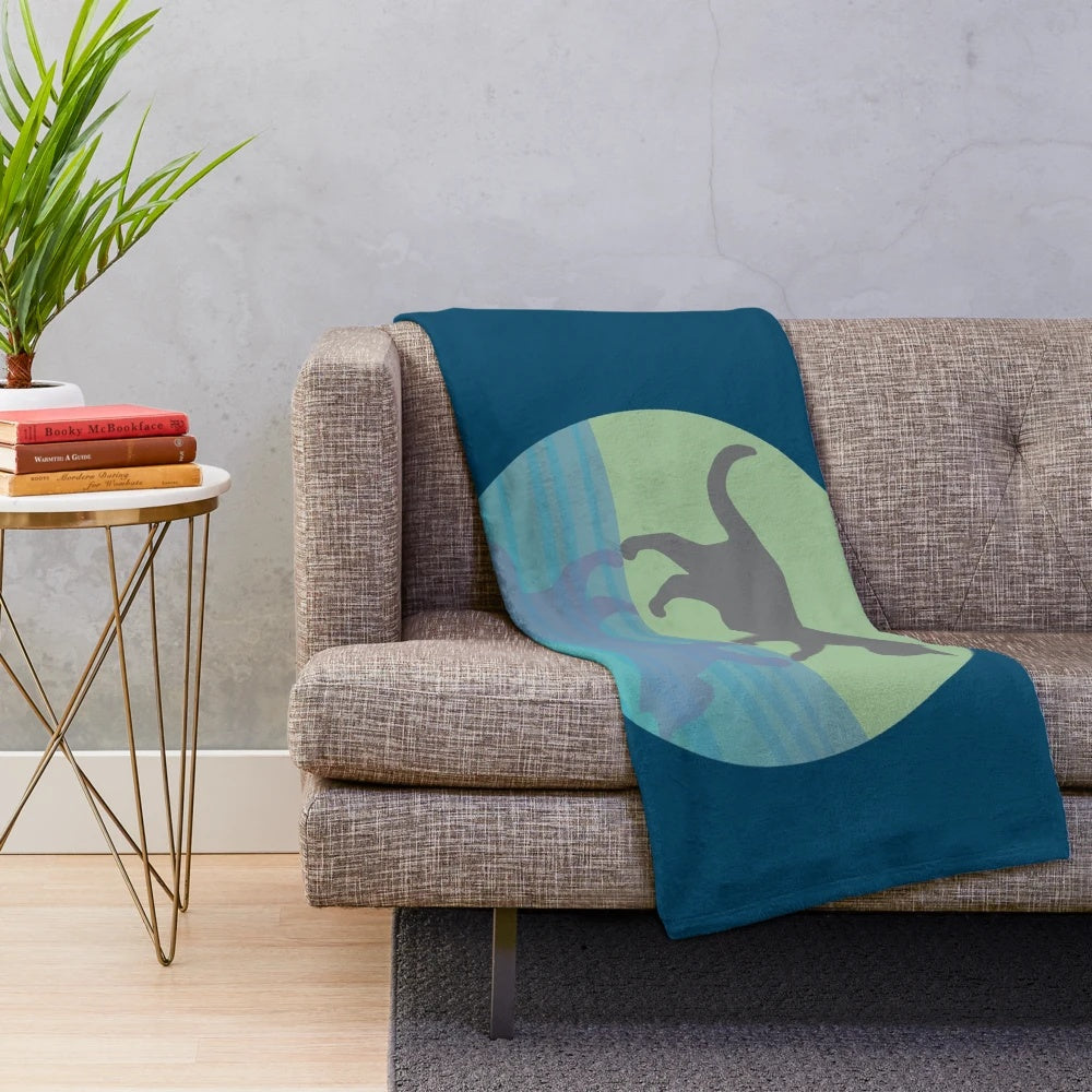 Riverclan Pride plush blanket featuring cats and the Riverclan clan