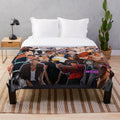 Cole Sprouse Collage Plush Blanket featuring Riverdale characters and scenes