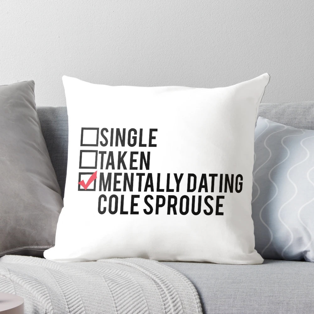 Riverdale inspired decorative pillow featuring Cole Sprouse as Jughead Jones