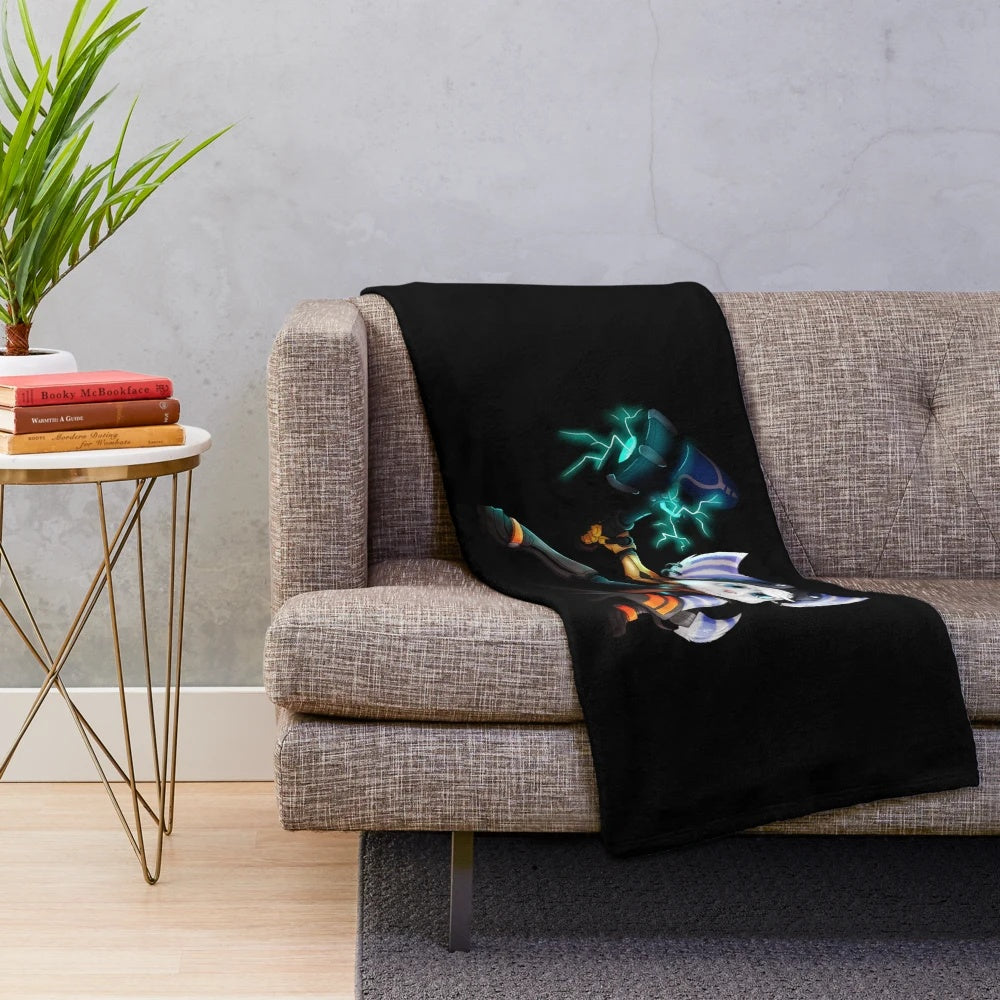 Rivet inspired plush blanket from Ratchet and Clank: Rift Apart