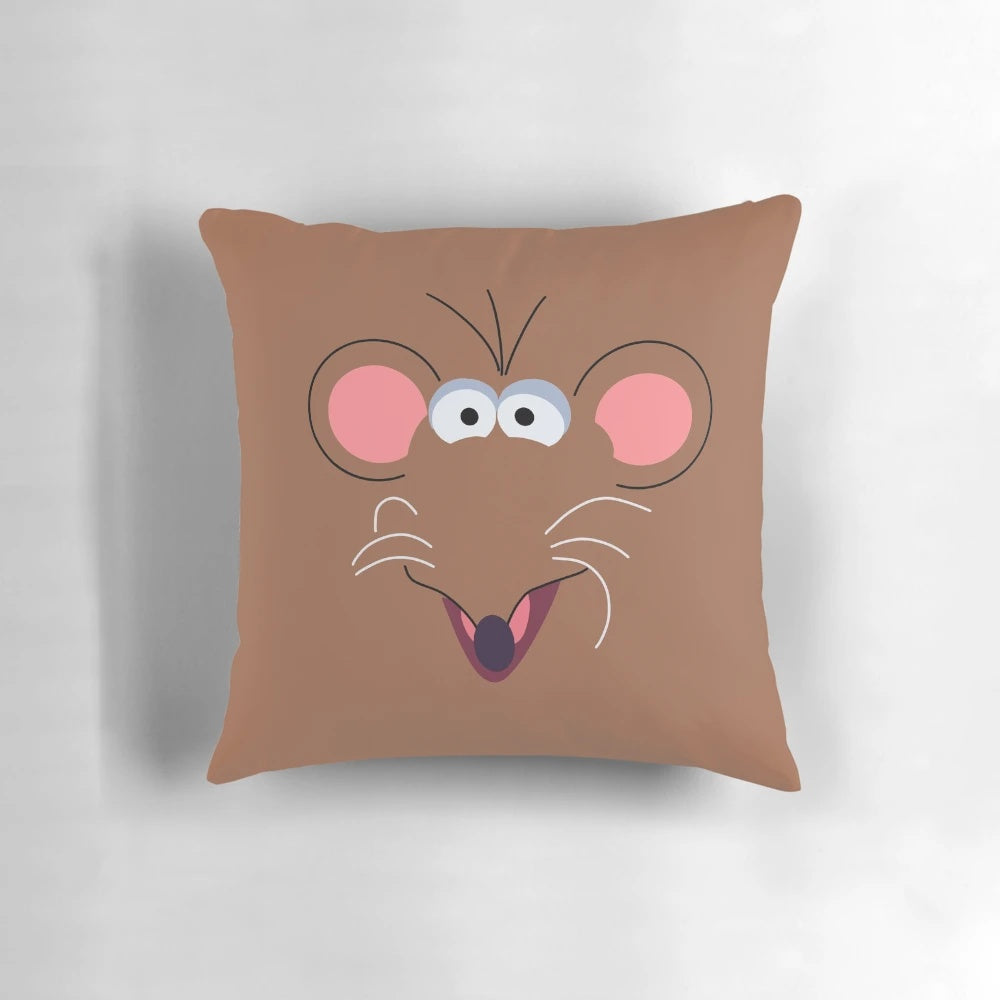 Rizzo the Rat plush pillow, featuring the iconic Muppet character