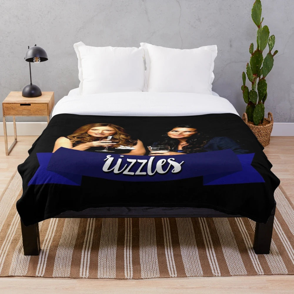 Cozy Rizzoli & Isles inspired plush blanket for fans of the TV series