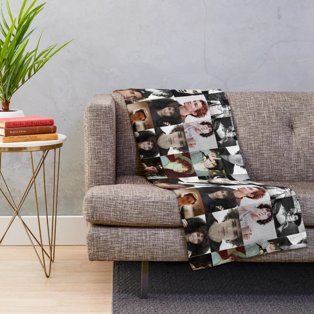 Robert Sheehan inspired plush blanket