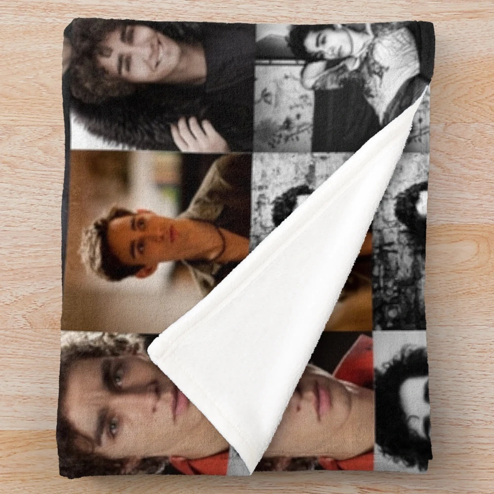 Robert Sheehan inspired plush blanket