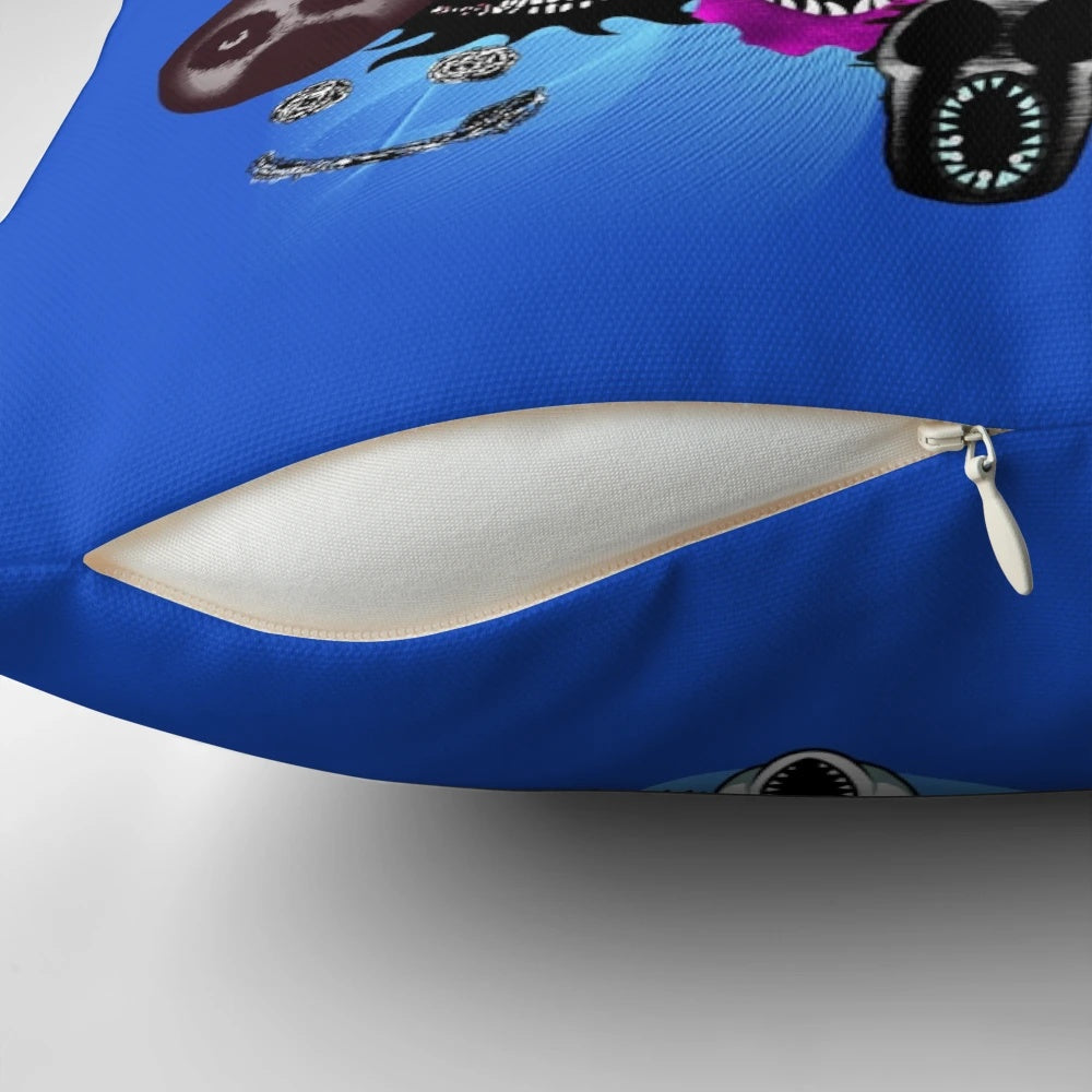 Roblox Doors Game Themed Decorative Pillow