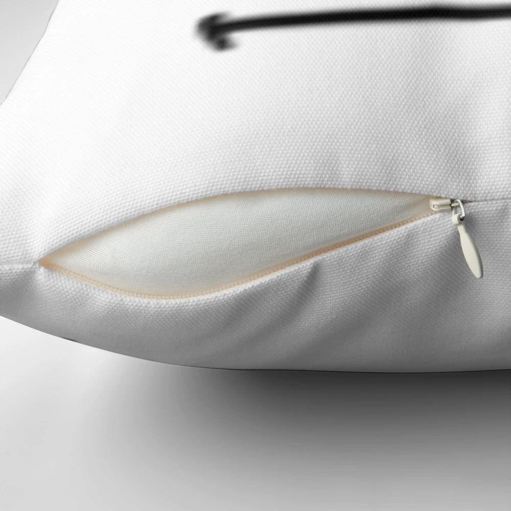 Roblox-inspired plush pillow featuring the iconic "the man" face design