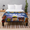 Roblox-themed plush blanket perfect for gaming and relaxing